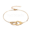 Freedom Handcuff Anklets AJEW-AN00284-01-1