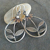 Alloy Dangle Earrings WGEEEF7-01-1