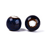 Vintage Handmade Porcelain Beads PORC-Q006-13A-02-2