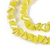 Electroplate Opaque Glass Beads Strands LS-GLAA-N022-4mm-13-4