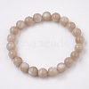 Natural Sunstone Stretch Bracelets BJEW-S138-02C-8mm-1