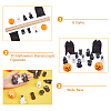 SUPERFINDINGS 16Pcs 8 Style Halloween Theme Plastic Figurines DJEW-FH0001-19-4