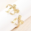304 Stainless Steel Cuff Bangles for Women BJEW-A147-01C-G-1