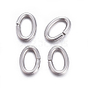 304 Stainless Steel Jump Rings A-STAS-F221-40P-K-2