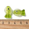 Handmade Foil Lampwork Fish Beads FOIL-Z001-01C-3