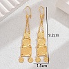 Vintage Exaggerated Square Coin Earrings for Party Banquet Accessories MO7384-1