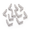 Tarnish Resistant 304 Stainless Steel Charms STAS-F175-02P-L-2