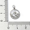 Non-Tarnish 304 Stainless Steel Charms STAS-C097-63P-3