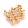 Brass Corrugated Beads X-KK-Q735-282G-2