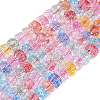 Transparent Crackle Glass Beads EGLA-F167-01-1