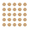 40Pcs Brass Rhinestone Beads RB-UN0001-21-1