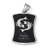 304 Stainless Steel Pendants STAS-O008-01B-1