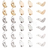 30Pcs 3 Colors 304 Stainless Steel Clip on Earring Pads STAS-SC0004-27-1
