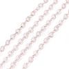 Brass Flat Oval Cable Chains CH030-RG-2