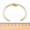 304 Stainless Steel Cuff Bracelets for Women BJEW-Z134-04G-3
