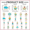 44Pcs 22 Styles Rack Plating Alloy Pendants FIND-TA0010-77-4