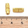 Column Brass Screw Clasps KK-M143-01G-3