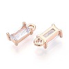 5Pcs Transparent Glass Charms GLAA-YW0004-40A-2