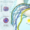 1 Strand Handmade Millefiori Glass Beads Strands LAMP-YW0004-16A-3