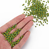 8/0 Two Tone Opaque Glass Seed Beads SEED-T006-01B-A05-6