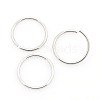Tarnish Resistant 304 Stainless Steel Open Jump Rings STAS-J013-16xx1.2mm-01-1