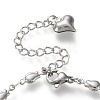 Valentine's Day 304 Stainless Steel Bracelet Making STAS-L248-007P-B-3