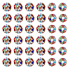 120Pcs Rhinsestone Clay Pave Beads CLAY-FH0001-27A-1