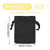 10Pcs Brocade Good Luck Fortune Drawstring Gift Blessing Bags PAAG-TADJ0001-01F-3
