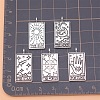 5Pcs 5 Style Tibetan Style Alloy Pendants LS-PW-WG23267-01-2