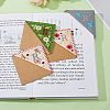 4Pcs 4 Style Felt Embroidery Bookmarks FIND-HY0003-46R-5