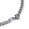 Non-Tarnish 304 Stainless Steel Pendant Necklaces NJEW-C042-01P-4