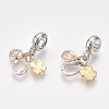 Alloy European Dangle Charms X-MPDL-S066-077-2