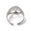 Non-Tarnish 201 Stainless Steel Finger Rings RJEW-H223-02P-04-4