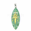 Natural Aventurine Pendants PW-WG1E8C3-02-1