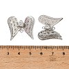 Brass Crystal Rhinestone Filigree Connector Charms RB-CBA890A-01P-3
