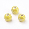 Handmade Porcelain Beads PORC-D001-8mm-16-2