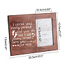 MDF Wood Photo Frames DIY-WH0231-048-2