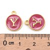 Golden Plated Alloy Enamel Charms LS-ENAM-S118-08Y-3