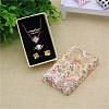 Flower Pattern Cardboard Jewelry Packaging Box X2-CBOX-L007-003C-3