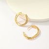 Elegant Gold Plated Hoop Earrings for Women AJ5910-1