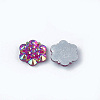 Resin Rhinestone Cabochons CRES-T012-04E-3