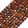 Natural Carnelian(Dyed & Heated) Beads Strands G-K389-A07-01-1