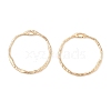 Brass Open Back Bezel Pendants KK-N256-01B-G-1