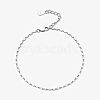 925 Sterling Silver Link Chain Bracelets EJ2248-3-1