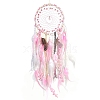 Cotton Woven Net/Web with Feather Hanging Decorations PW-WG17D07-01-3