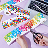 2Pcs 2 Colors Wavy Edge Sticker Classroom Decorations AJEW-NB0006-59-3