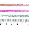 Transparent Painted Glass Beads Strands LS-DGLA-A034-T2mm-A03-3