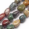 Natural Indian Agate Beads Strands G-P301-14-1