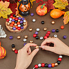 240Pcs 6 Styles Natural Wood Beads Strands WOOD-SP0001-03C-3