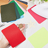 Gorgecraft 24Pcs 24 Colors Iron on/Sew on Imitation Jean Cloth Repair Patches FIND-GF0005-36-3